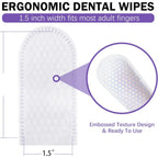 Teeth Cleaning Wipes for Dogs & Cats, Reduces Plaque & Freshens Breath Finger Wipes, Disposable Gentle Cleaning & Gum Care Pet W