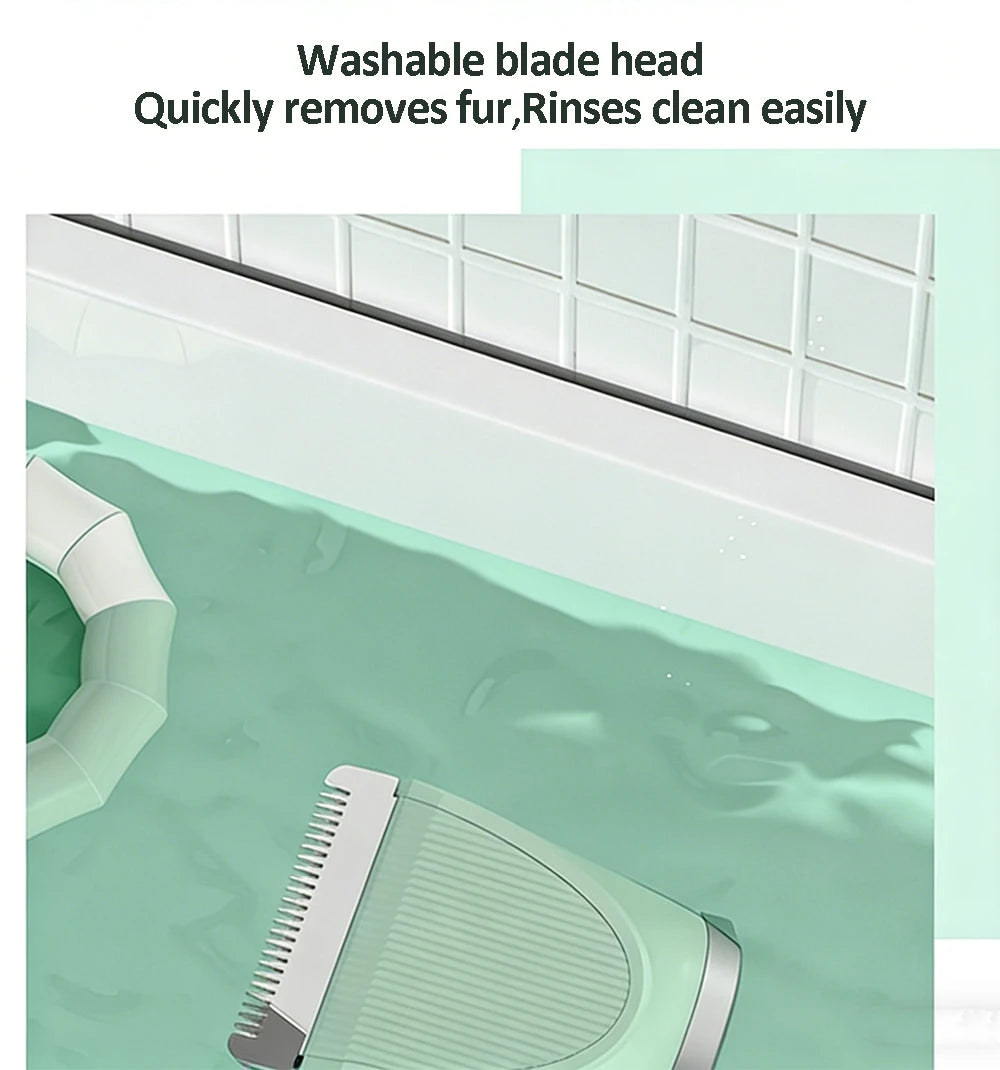 4-In-1 Pet Grooming Care Set 4 Different Blades Dog Trimmer Low Noise Pet Clippers Rechargeable Cordless Safe Pet Hair Shaver