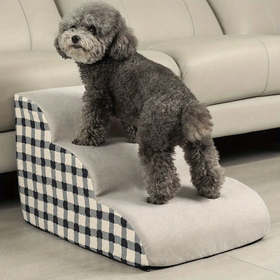 Pet 2/3 Steps High Density Foam Dog Secure Stairs Ramps Non-Slip Pet Steps for Older Dogs Pet with Joint Pain Sofa Bed Ladder