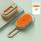 Dog Cat Steam Brush Short Hair Dog Steam Brush for A Cat Pet Comb Car Animal Hair Brush Pet Grooming GSZ06