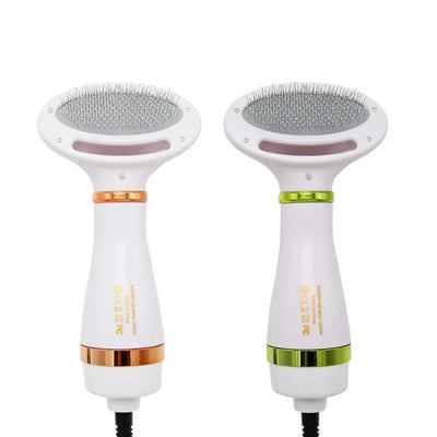 Multi-functional Dog Grooming Hair Comb Dryer 2-In-1 Electric Fur Blower Cleaning Brusher 3 Gears Adjustable Pet Product EU Plug