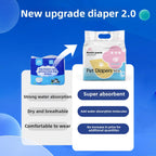Wearable Pet Diapers Waterproof Anti-side Leakage Menstrual Shorts Thin Breathable Comfortable Disposable Pet Male Dog Diapers