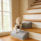 Pet 2/3 Steps High Density Foam Dog Secure Stairs Ramps Non-Slip Pet Steps for Older Dogs Pet with Joint Pain Sofa Bed Ladder
