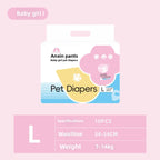 Wearable Pet Diapers Waterproof Anti-side Leakage Menstrual Shorts Thin Breathable Comfortable Disposable Pet Male Dog Diapers