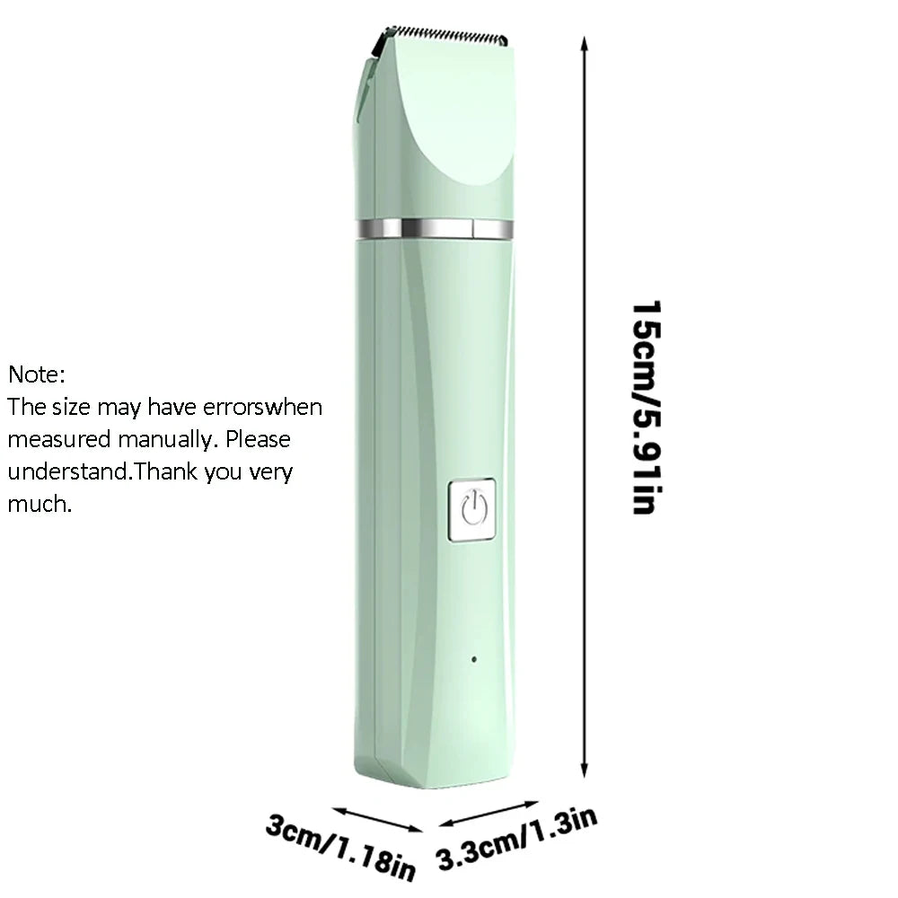 4-In-1 Pet Grooming Care Set 4 Different Blades Dog Trimmer Low Noise Pet Clippers Rechargeable Cordless Safe Pet Hair Shaver