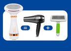 Multi-functional Dog Grooming Hair Comb Dryer 2-In-1 Electric Fur Blower Cleaning Brusher 3 Gears Adjustable Pet Product EU Plug